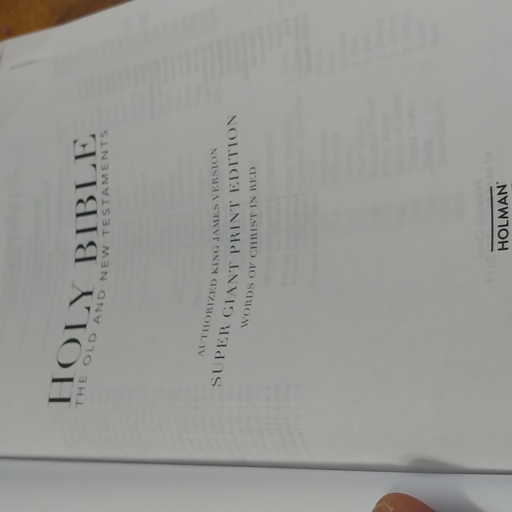 Holman KJV Bible for Home Office - Picture 5 of 11